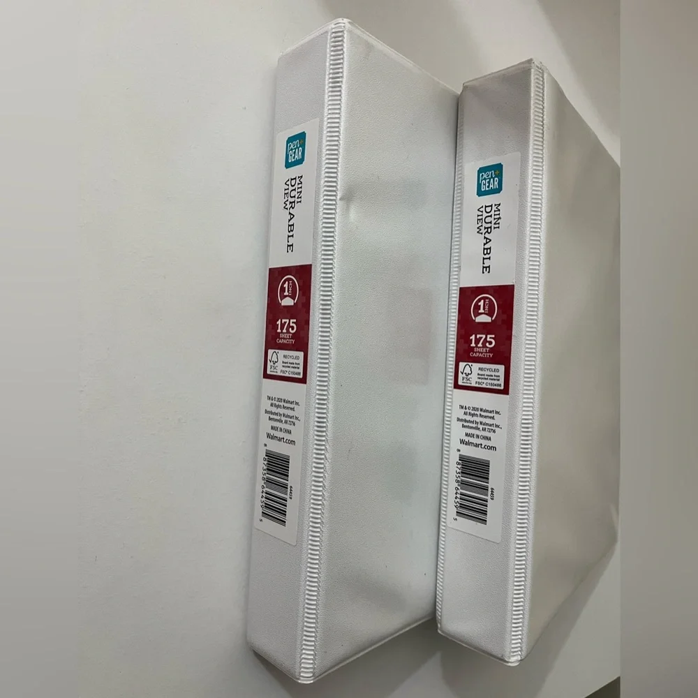 2 Mini 1 Inch Binders